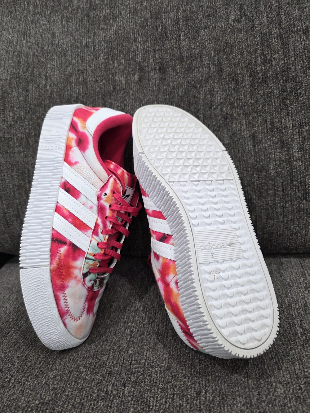 Adidas Samba Platform Women’s Sneakers - Pink Tie-Dye - Picture 6 of 8